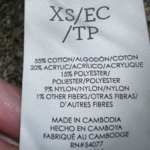 CABI The Tunic Dress Knit Artichoke Green Long Sleeves Sheath - Picture 7 of 11